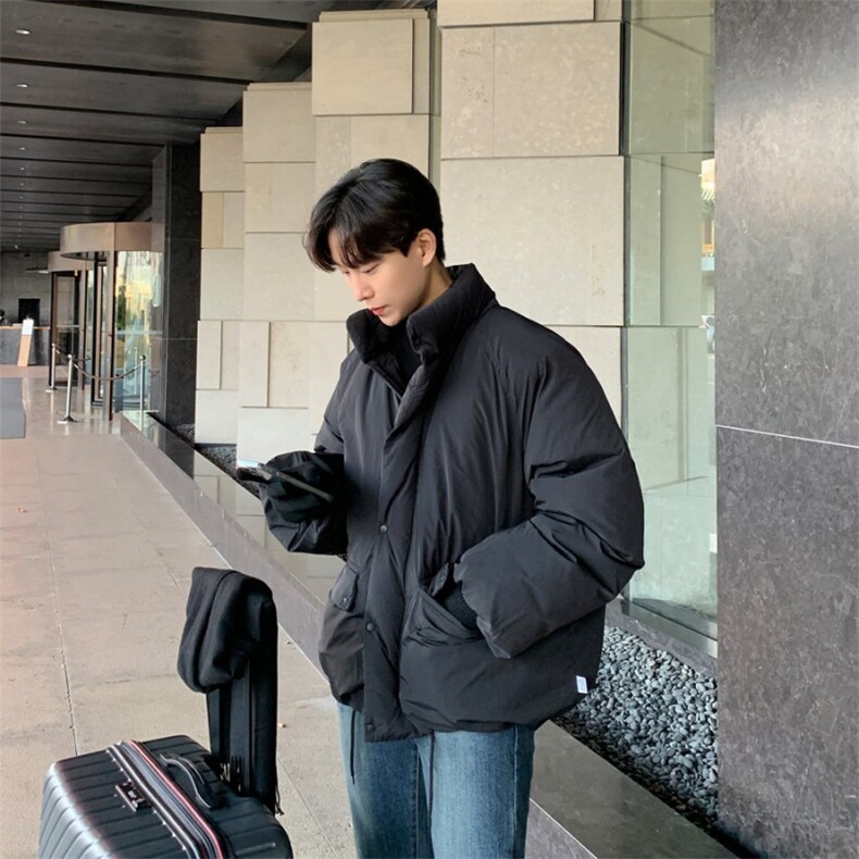 816B-MF808-P115现货！韩保暖棉衣宽松面包服棉袄外套，男装棉衣，星座816B