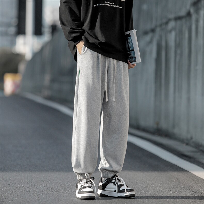 抖音直播得物2025秋冬Cityboy新品纯色运动裤卫裤K003P50,男装休闲裤,电商042