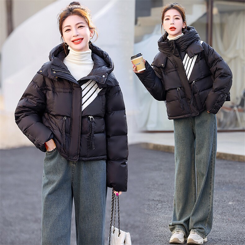 羽绒服女短款冬季2023新款今年流行小个子加厚90白鸭绒外套现货!,女装羽绒服,一安秀