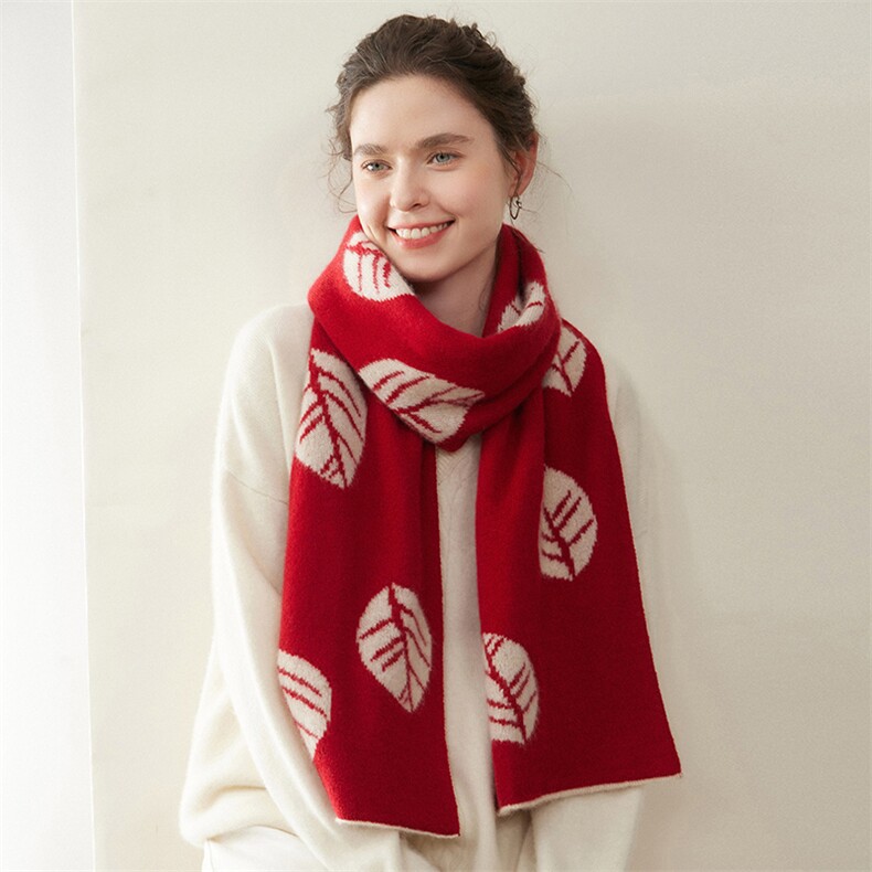 2025年秋季时尚百搭通勤简约休闲围巾，围巾，臻歆羊绒