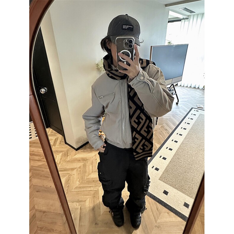 棉服防寒高街冬季加厚百搭棉衣保暖外套CityboyHY2999-P78控129，男装棉衣，四季星座610B