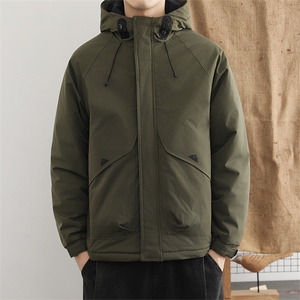 棉衣男士冬季加厚保暖棉服外套男宽松连帽棉袄图片