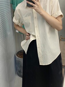 夏季短袖衬衫图片