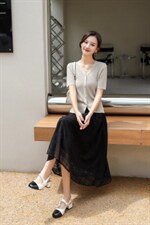 【现货】冰丝针织套装，女装职业装，艾依佳人