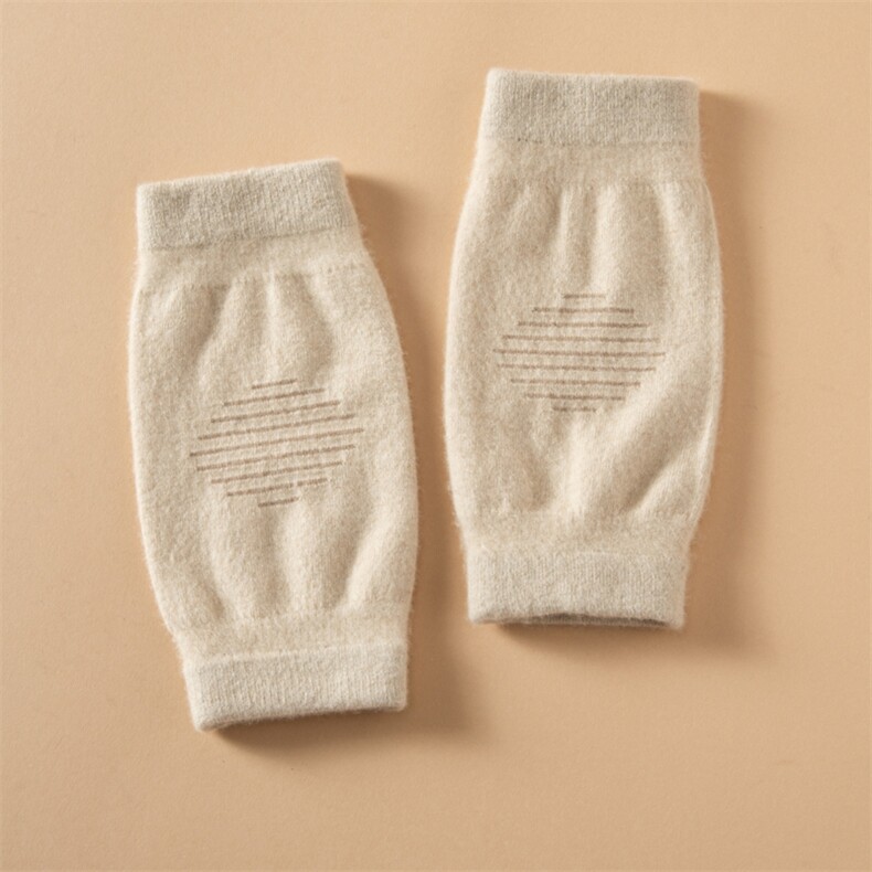 2025年秋季新款百搭女士双股加厚保暖护膝，袜子，朴石羊绒