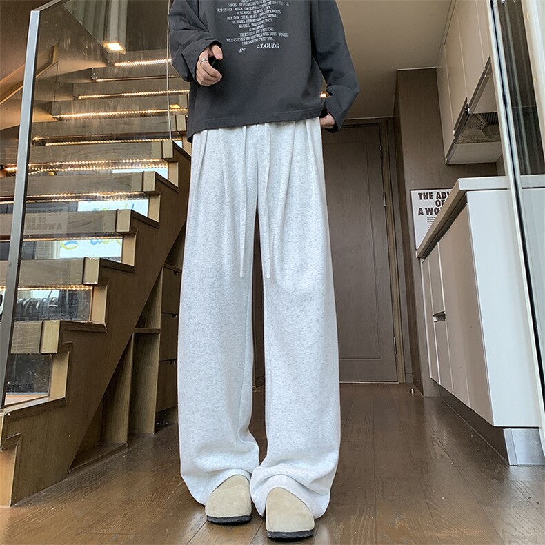 秋季工字褶弯刀卫裤XZ604-K133-特P35控68,男装休闲裤,星座604