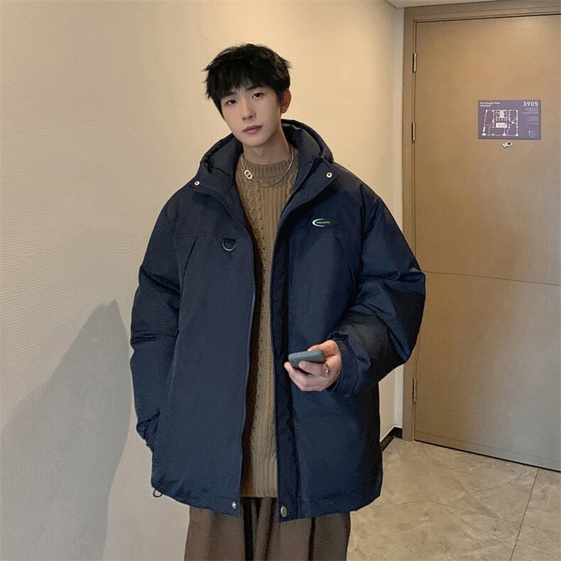 A334-MY11-128机能连帽冲锋衣外套男冬季潮牌新款工装棉衣控158,男装棉衣,电商B339(原A334）