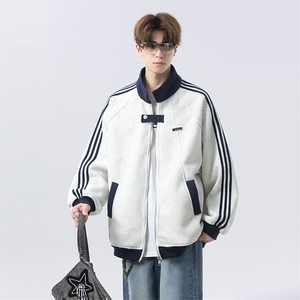 420g-高品质-拼接条纹设计感外套男 cp122-特p49图片