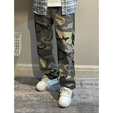 【有货】迷彩工装裤阔腿美式复古hiphop裤子高街8265PP-特P48，男装工装外套，星座1007（原301D）