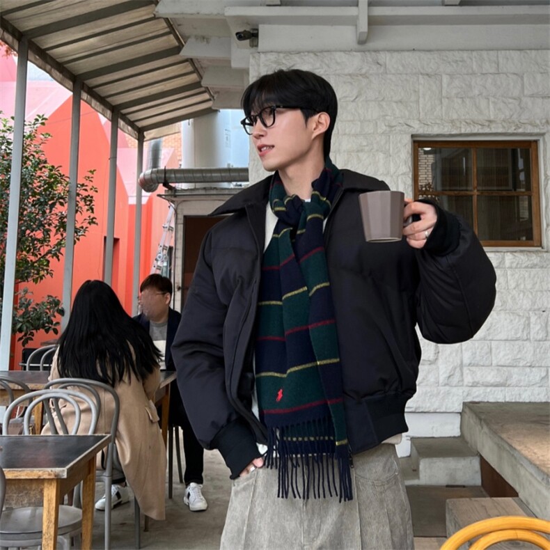 816B-MF817-P128韩翻领保暖皮质棉服外套，男装棉衣，星座816B