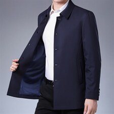 BH8208钱塘2020-2中老年男士翻领商务休闲夹克外套量大价优P125，男装夹克，钱塘207-2
