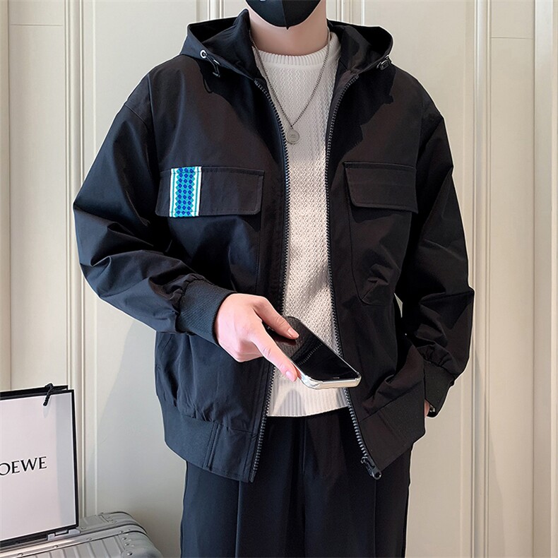 23年春秋季冲锋衣夹克男潮牌宽松登山服外套，男装夹克，电商A210