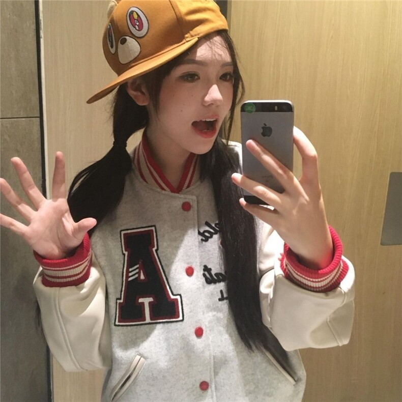 1506-1/GF9200/P79秋冬美式高街外套男女夹克情侣装棒球服,男装夹克,星座1506A