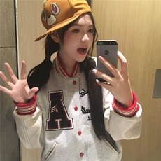 1506-1/GF9200/P79秋冬美式高街外套男女夹克情侣装棒球服，男装夹克，星座1506A