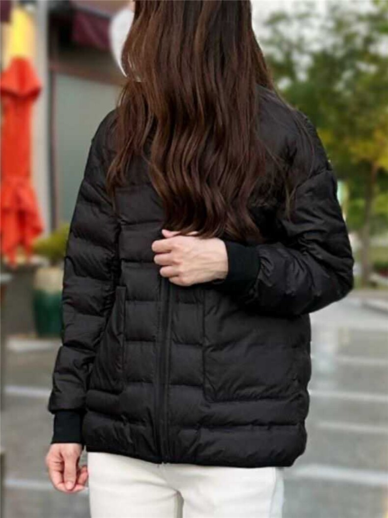 2024秋冬三穿可拆卸羽绒内胆白鸭绒双面毛呢外套小个子呢子大衣女,女装毛呢外套,红依娜