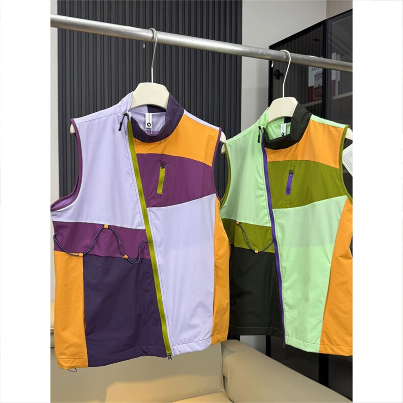 高品户外山系情侣拼色轻量防泼水速干抗变形机能马甲A1352-P78，男装背心/马甲，星座1505