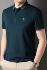 AL65135钱塘2020-3夏季新款男士时尚翻领上衣商务休闲短袖T恤P52，男装T恤，钱塘207-3