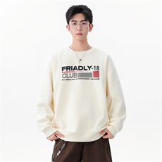 抖音供货华棉圆领卫衣A158-WY50-P38（加绒+10元），男装卫衣，电商A158