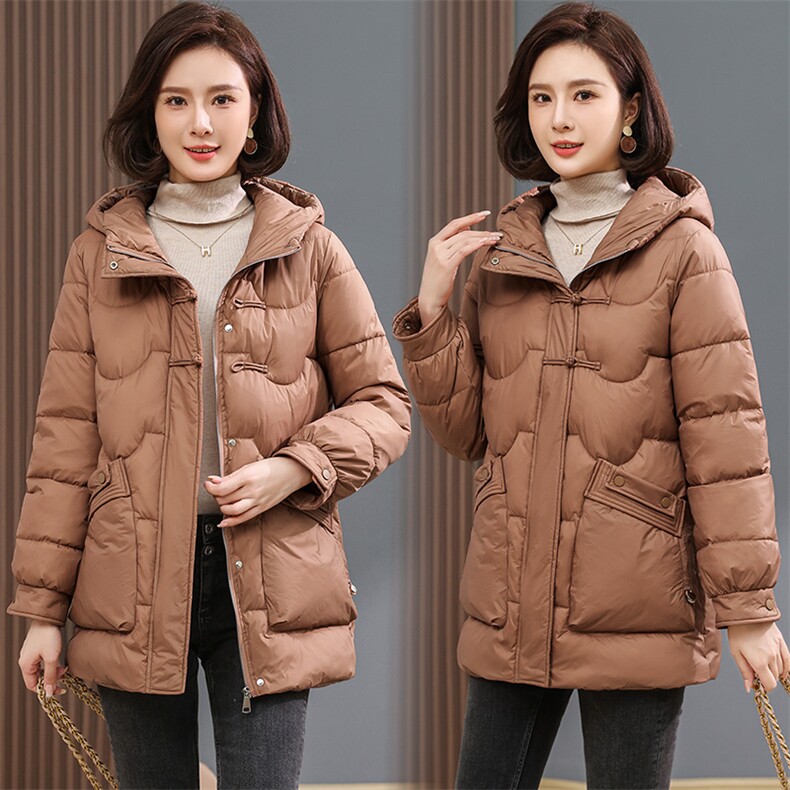 羽绒棉服女短款棉袄冬季韩版宽松面包服小个子中长款棉衣外套,女装棉衣/棉服,雪樱依海