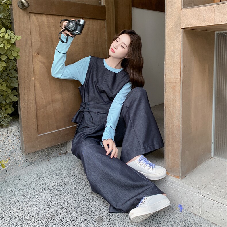 26新款现货大货已到店牛仔三件套6850-P175-K268,女装套装/套裙,2D034