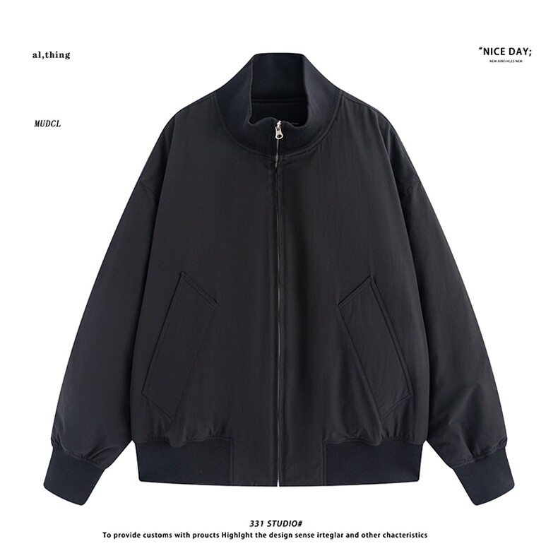 平铺~冬季美式立领简约羽绒服外套E120/P208,男装羽绒服,电商B331