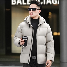 B2618鹅绒男士连帽羽绒服基础主推，男装羽绒服，钱塘207-1