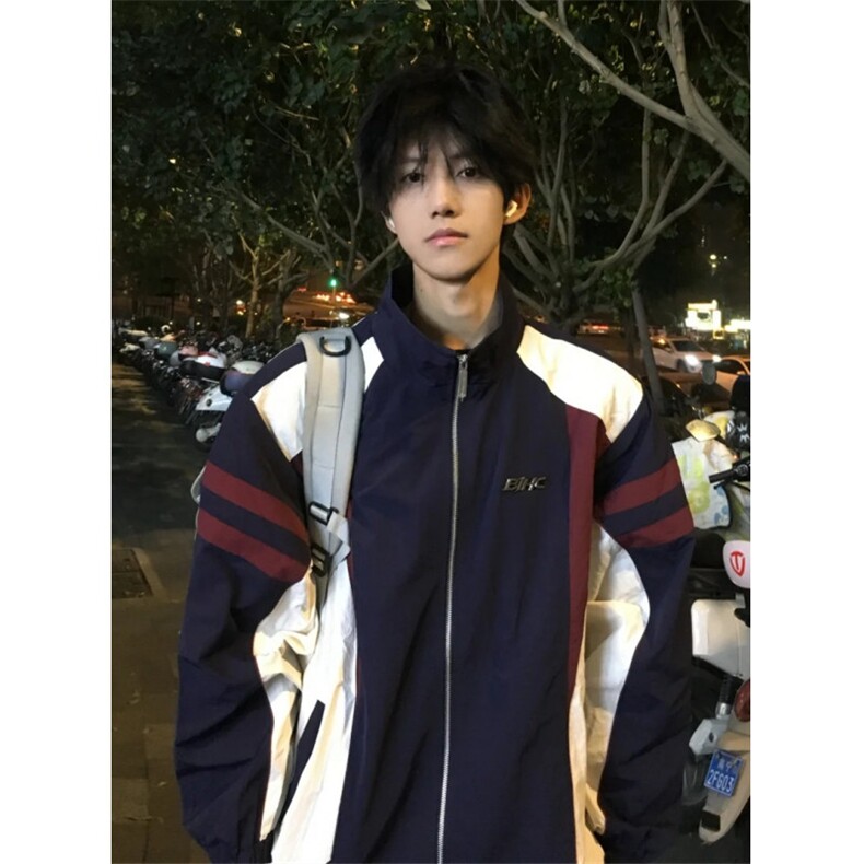 706-1-JK219-P85 特P 现货 秋季美式复古解构撞色机能飞行夹克图片