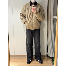 【有货】美式复古短款工装外套男春秋cleanfit夹克Y185CC-特P75，男装夹克，星座1007（原301D）