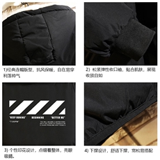 MY16128-P100加厚加绒连帽衣男大码服男面包服男砖墙挂拍，男装棉衣，电商A040A