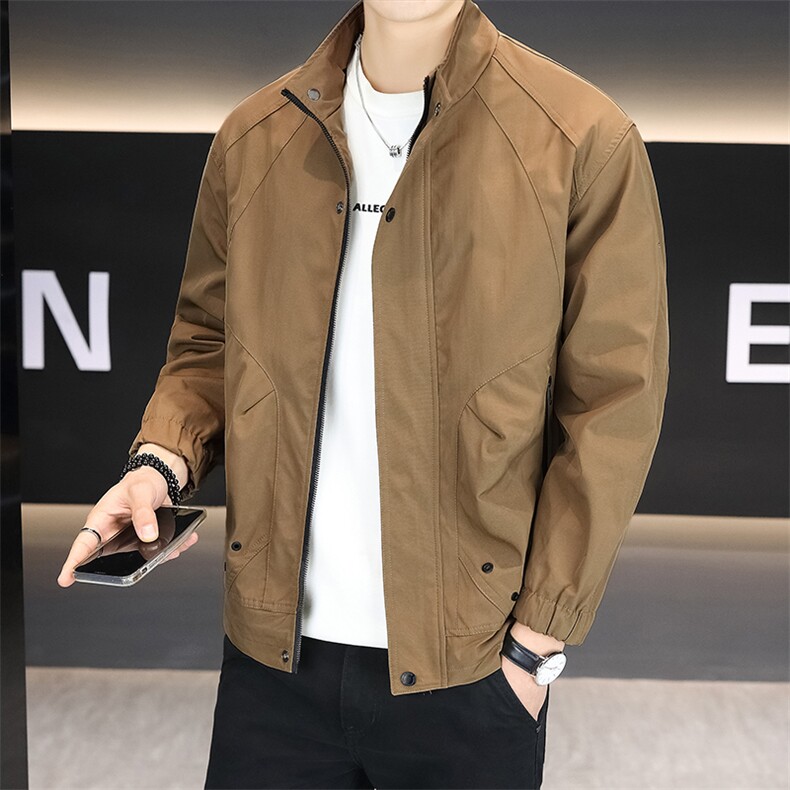 夹克男秋季立接高品质外套型男商务休闲百搭外套夹克N7937-P77,男装夹克,星座310B-3