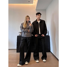 网图有货Cleanfit西装垫肩夹克飞行翻领短款外套男A296-P70，男装夹克，星座1505