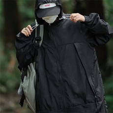 防晒衣男女夏季潮流新款连帽防紫外线透气情侣防晒服W5815-P43，男装防晒衣，星座412-2