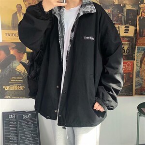 两面穿外套男士潮流宽松百搭春秋韩版ins港风帅气夹克wt213-p60，男装夹克，星座1008-2