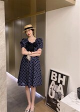 今年新蝴蝶结连衣裙，女装连衣裙，密斯倩