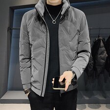 XZ5072186P165冬季男士中青年毛领羽绒服保暖外套羽绒衣外衣潮，男装羽绒服，星座115A(原星座507）