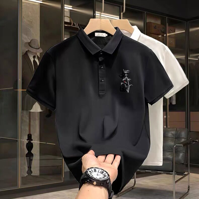 流行时尚polo衫男短袖潮牌翻领t恤夏季新款男痞帅半袖T73-P35,男装T恤,星座208-5