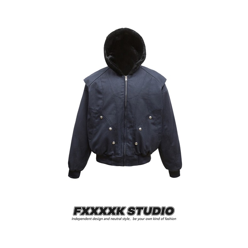 有货DM5029-特批115FXK原创美式解构拼接座山雕棉服,男装棉衣,星座603-2