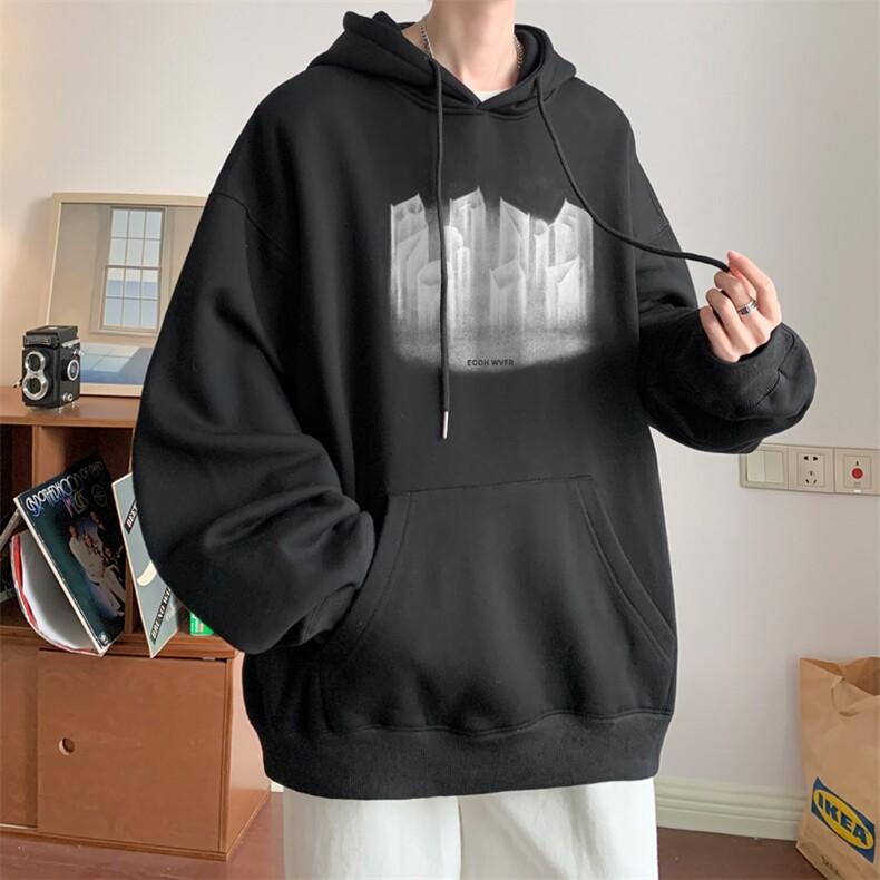 ！连帽圆领卫衣男装港风帽衫男LM147-P35,男装卫衣,电商B367