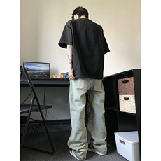 夏季美式高街破洞inx小众牛仔裤货号K725P55，男装牛仔裤，电商A063