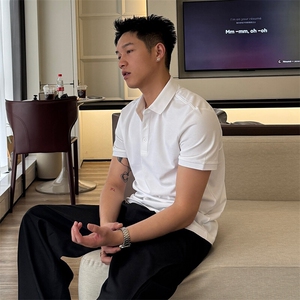 7A抑菌220克丝光珠地高品质常年主推短袖T恤翻领Polo衫T0257图片