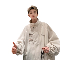 重磅！麂皮绒复合夹克飞机扣外套CP43-特P60控价：108，男装夹克，电商B371