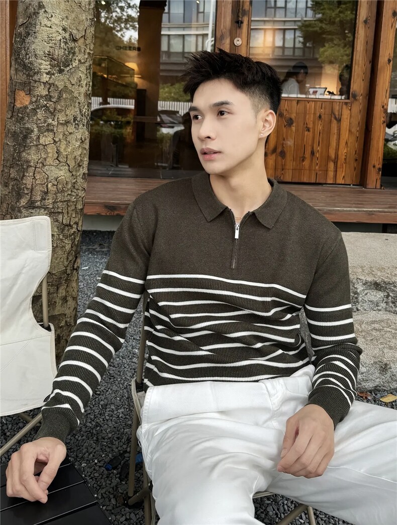 polo长袖加厚宽松毛衣针织衫E41071-P68,男装针织衫/毛衣,星座1012-1