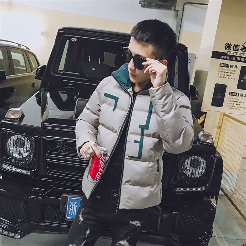 A313-M82-P1452020冬款男青年修身加厚棉衣男短款社会小伙棉服男,男装棉衣,电商A313