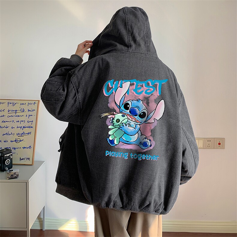 控价158牛仔棉衣男大码加绒羊羔绒牛仔棉服男棉袄NM53336-P140,男装棉衣,电商A040