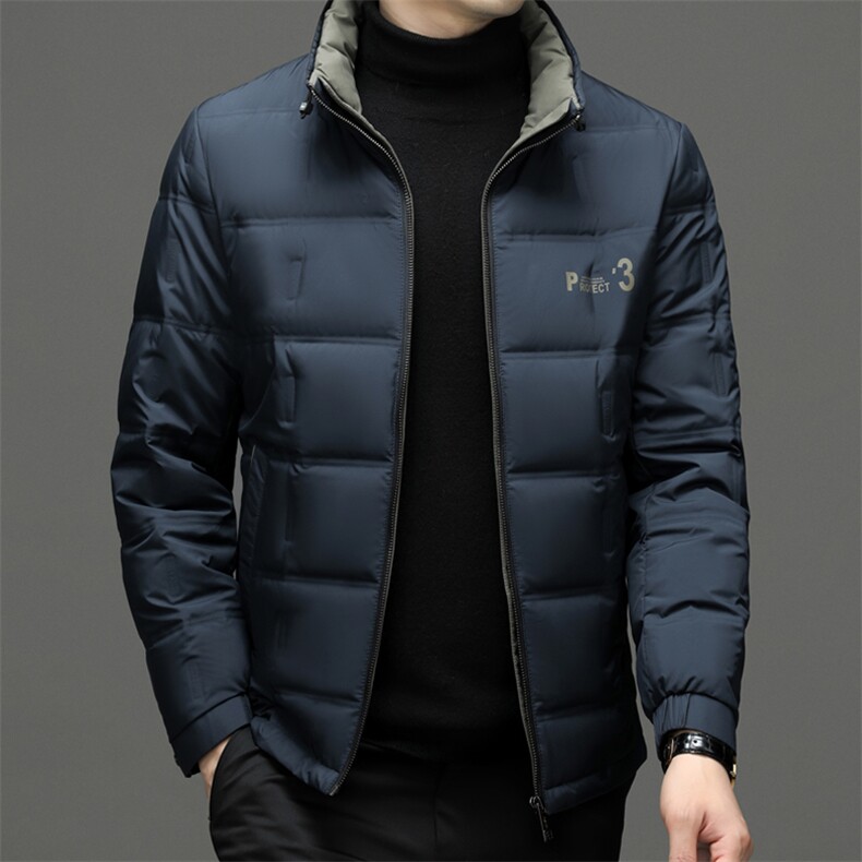 CSYR98211钱塘2020-2冬季厚款商务休闲中年男士简约羽绒服P205,男装羽绒服,钱塘207-2
