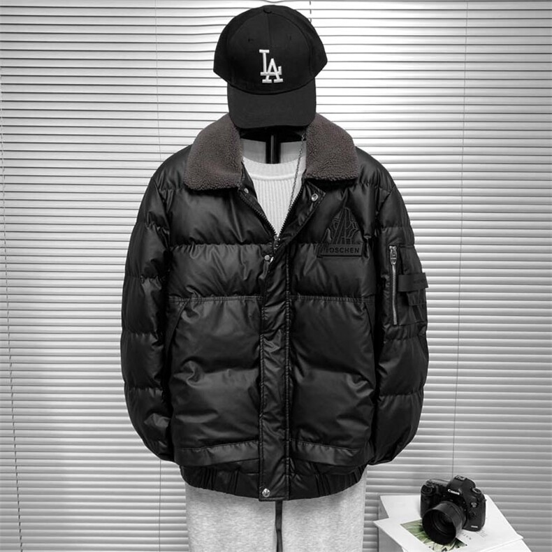 高品质欧货白鸭绒免洗皮面时尚休闲夹克羽绒服外套P208控288Y1811,男装夹克,星座402-2