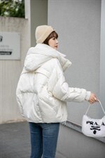 现货高品质标90白鸭绒羽绒服，女装羽绒服，艾依佳人