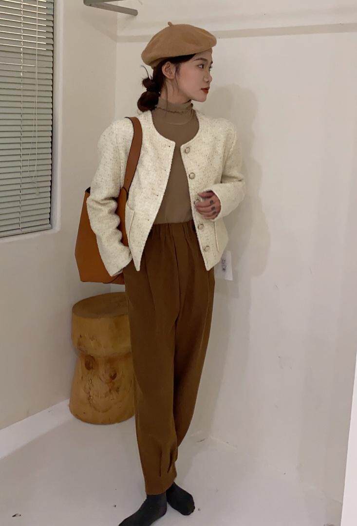 冬季新款加厚版小香外套，其它，唇蔻