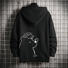 KS21166-P38加绒款-P43连帽开衫卫衣男运动外套大码班服网格，男装卫衣，电商A040A