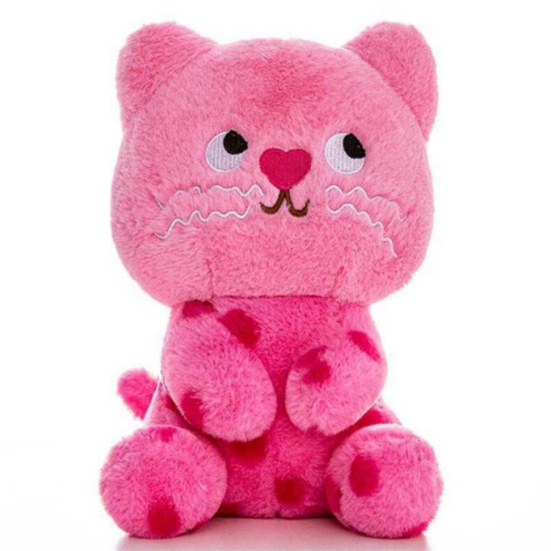 粉红波点猫，洋洋玩具
